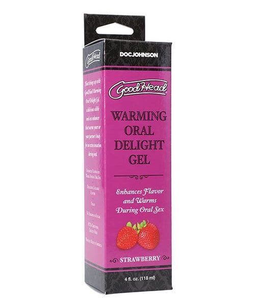 GoodHead Warming Oral Delight Gel - 4 oz Strawberry