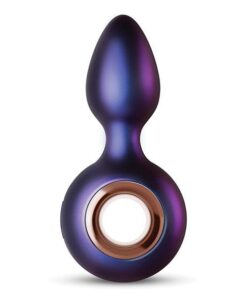 Hueman Deep Space Vibrating Anal Plug - Purple