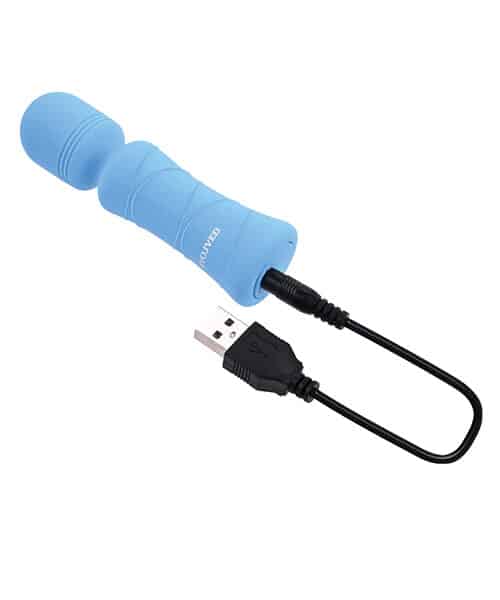 Evolved Out of The Blue Vibrating Mini Wand - Blue