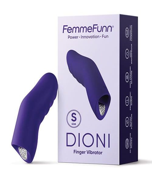 Femme Funn Dioni Wearable Finger Vibe - Small Dark Purple