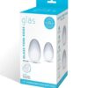 Glas 2 pc Glass Yoni Eggs Set - Clear