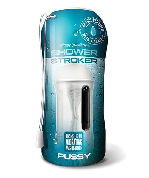 Shower Stroker Vibrating Pussy - Clear