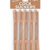 Cock Suckers Pecker Straws - Caramel Lovers Pack of 10