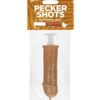 Pecker Shot Syringe - Brown