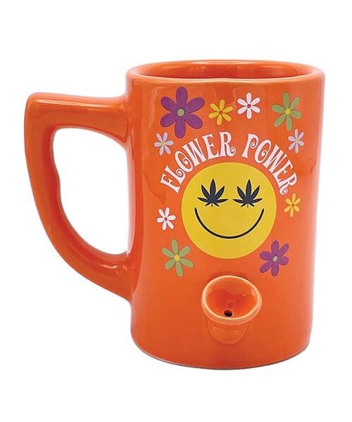 Wake & Bake Flower Power Coffee Mug - 10 oz