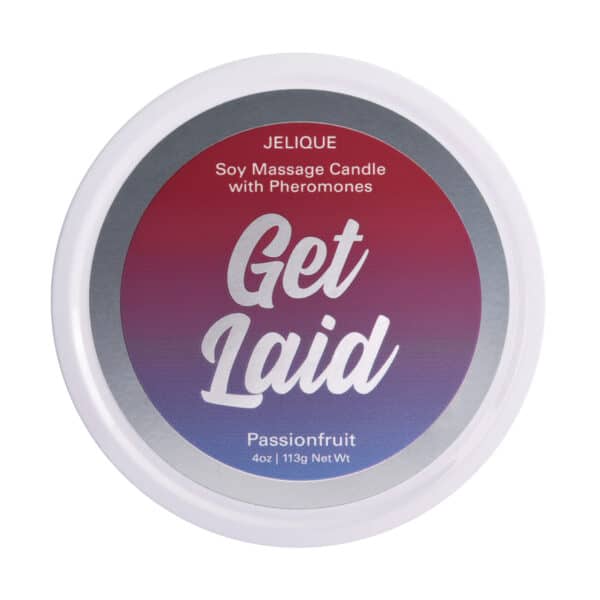 Jelique Massage Candle - 4 oz Get Laid Passion Fruit