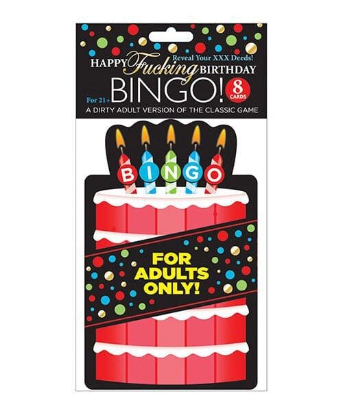 Happy Fucking Birthday Bingo Game