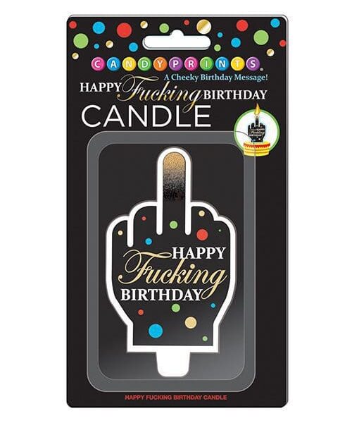 Happy Fucking Birthday Large FU Candle