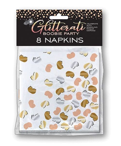 Glitterati Boobie Party Napkins  - Pack of 8