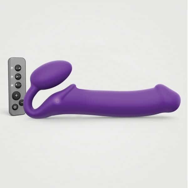 Strap On Me Vibrating Bendable Strapless Strap On Xlarge - Purple