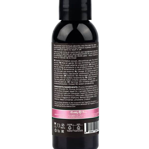 Earthly Body Massage & Body Oil - 2 oz Zen Berry Rose