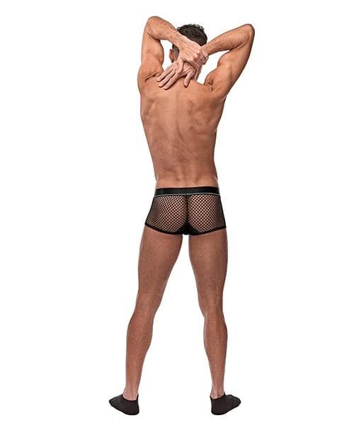 Cock Pit Fishnet Mini Cock Ring Short Black SM