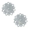 Neva Nude Ice Crystal Jewel Reusuable Silicone Nipple Pasties - Clear O/S