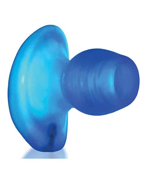 Oxballs Glowhole 2 Hollow Buttplug w/LED Insert Large - Blue Morph