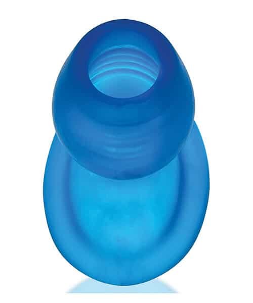 Oxballs Glowhole 2 Hollow Buttplug w/LED Insert Large - Blue Morph