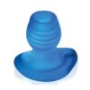 Oxballs Glowhole 1 Hollow Buttplug w/LED Insert Small - Blue Morph