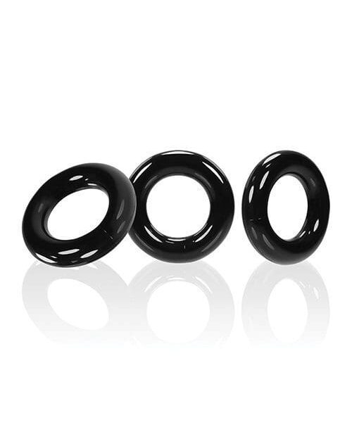 Oxballs Willy Rings - Black Pack of 3