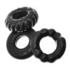 Oxballs Bonemaker 3 Pack Cockring Kit - Black