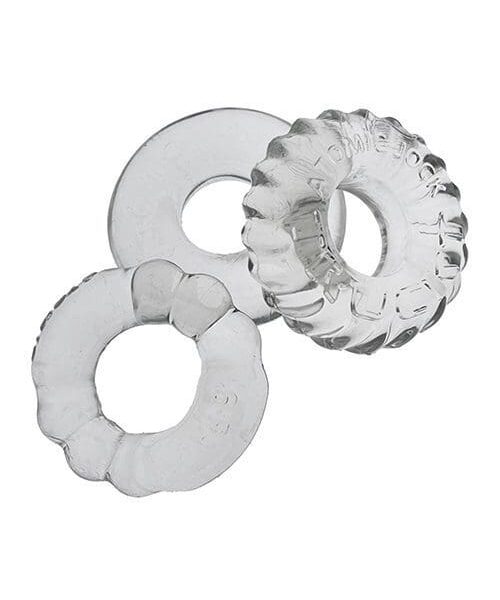 Oxballs Bonemaker 3 Pack Cockring Kit - Clear