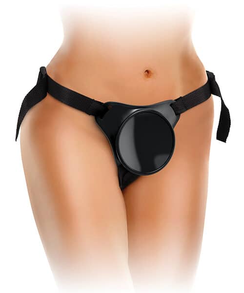 King Cock Elite Beginner's Body Dock Strap On Harness - Black