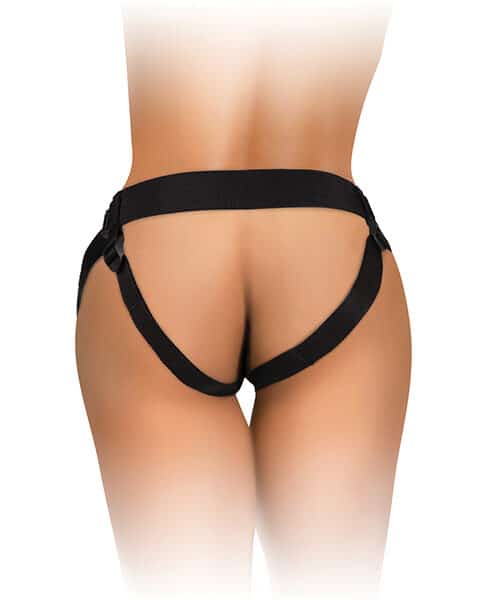 King Cock Elite Beginner's Body Dock Strap On Harness - Black