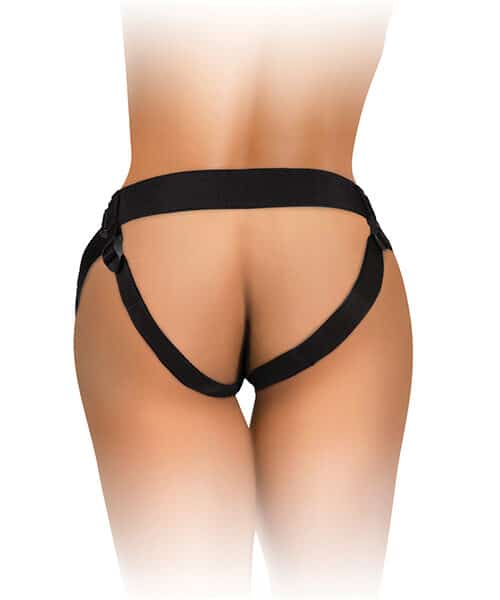 King Cock Elite Comfy Body Dock Strap On Harness - Black