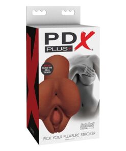 PDX Plus Pick Your Pleasure Stroker - Brown