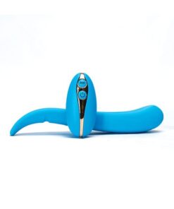 2ChooseLove The LuvSlide Couples Vibrator w/Remote - Blue