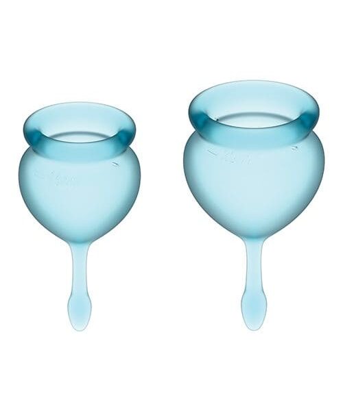 Satisfyer Feel Good Menstrual Cup - Light Blue