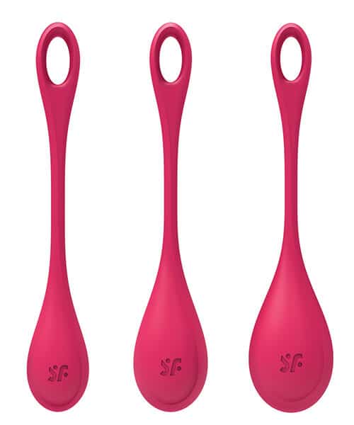 Satisfyer Yoni Power 1 Balls Training Set - Red