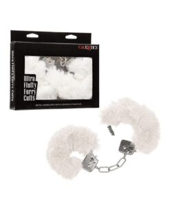 Ultra Fluffy Furry Cuffs - White