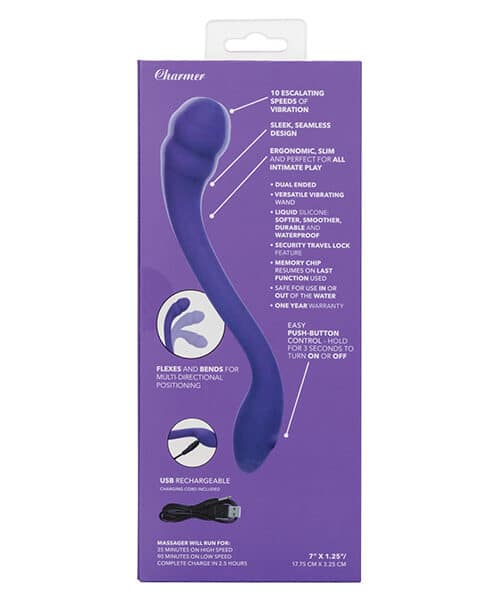 Pretty Little Wands Charmer Massager - Purple