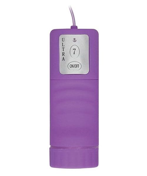 Shots Ouch Vibrating Silicone Strapless Strap On w/Controller - Purple