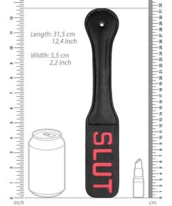 Shots Ouch Slut Paddle - Black