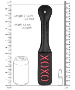 Shots Ouch XOXO Paddle - Black