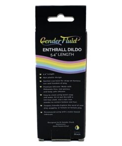 Gender Fluid 5.5" Enthrall Strap On Dildo - Black