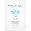 Wicked Sensual Care Simply Aqua Jelle Water Based Lubricant - .1 oz