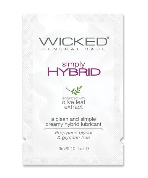 Wicked Sensual Care Simply Hybrid Lubricant - .1 oz.