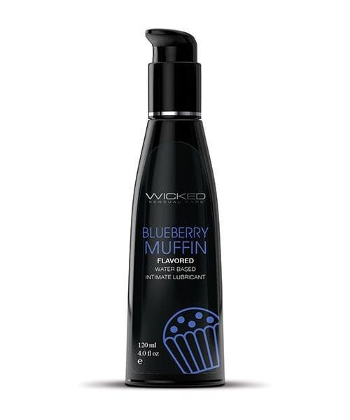 Wicked Sensual Care Water Based Lubricant - 4 oz Blueberry Muffin