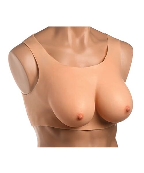 Master Series Perky Pair D Cup Silicone Breasts - Light